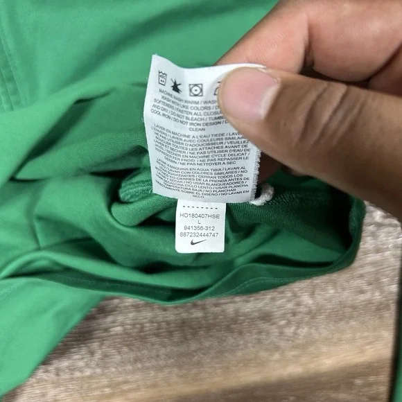 Nike Green Half-Zip Sweatshirt - Picture 5 of 7